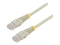StarTech.com CAT5e UTP Molded Ethernet Cable, Gray, 15ft, M45PATCH15GR, 319338, Cables