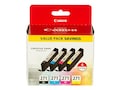 Canon CLI-271 Black, Cyan, Magenta,Yellow 4-Pack, 0390C005, 32492599, Ink Cartridges & Ink Refill Kits - OEM