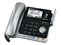 AT&T DECT 6.0 2-Line Corded Cordless Connect to Cell Answering System with Caller ID Call Waiting, TL86109, 11151525, Telephones - Consumer