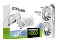 Zotac GeForce RTX 4060 Twin Edge Overclocked White Edition PCIe 4.0 x8 Graphics Card, 8GB GDDR6, ZT-D40600Q-10M, 41654895, Graphics/Video Accelerators