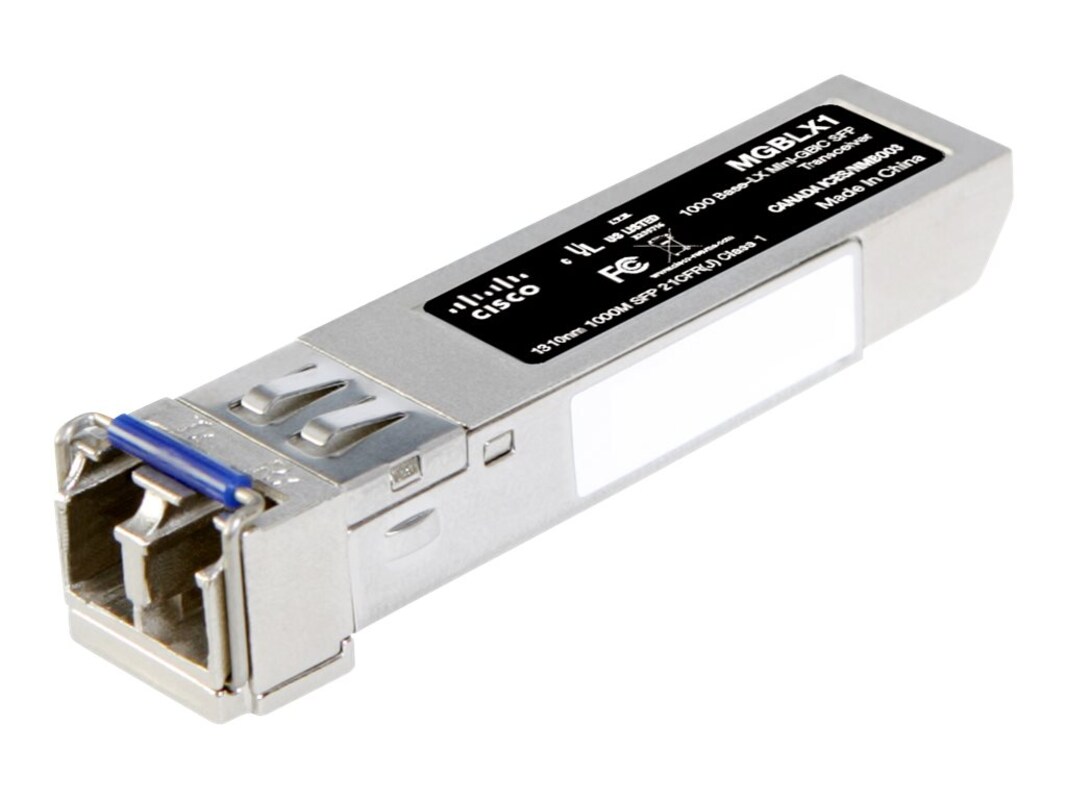 Cisco 1000base Lx Sfp Transceiver For Single Mode Fiber 1310nm Mgblx1
