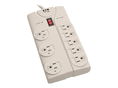 Tripp Lite Protect It! Surge Suppressor (8) Outlet, 8ft Cord, 1440 Joules, TLP808, 247026, Surge Suppressors