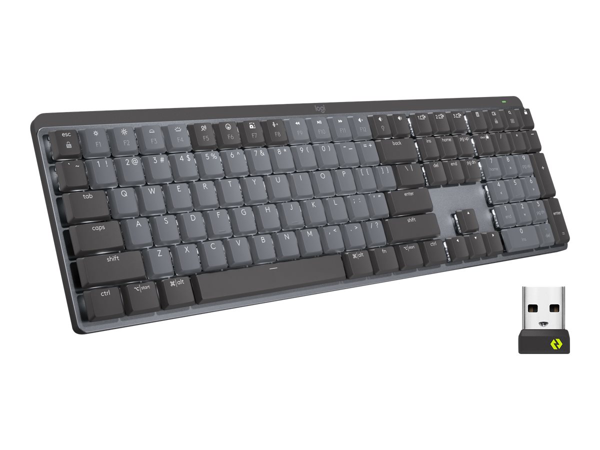 新品 Logitech MXKeys Wireless Illuminated Logitech MX Mechanical Wireless Illuminated Keyboard (920-010549)
