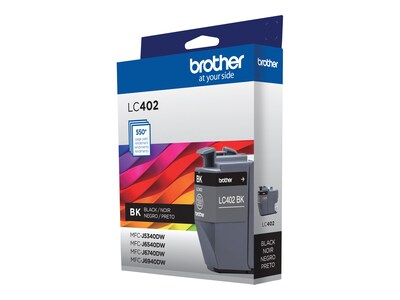 Brother Black LC402 Ink Cartridge , LC402BKS, 41530446, Ink Cartridges & Ink Refill Kits - OEM Brother Black LC402 Ink Cartridge , LC402BKS, 41530446, Ink Cartridges & Ink Refill Kits - OEM