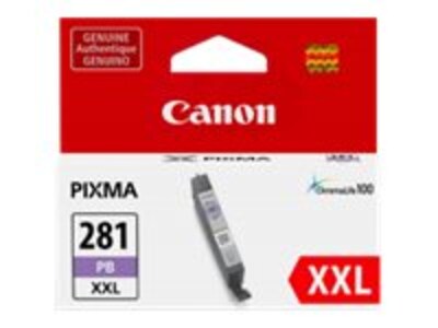 Canon CLI-281 XXL Ink Tank, Photo Blue, 1984C001, 34535177, Ink Cartridges & Ink Refill Kits - OEM