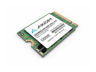 Axiom 250GB C5230e Series PCIe Gen4 x4 NVMe 3D NAND M.2 22x30 Internal Solid State Drive, SSDMIG2030E250-AX, 41774312, Solid State Drives - Internal