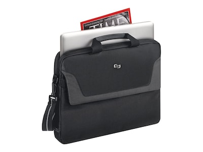 SOLO Sterling 16 Slim Brief. Padded Pocket Protects Your 16 Laptop. Pockets , CLA116-4, 37730808, Carrying Cases - Other SOLO Sterling 16 Slim Brief. Padded Pocket Protects Your 16 Laptop. Pockets , CLA116-4, 37730808, Carrying Cases - Other