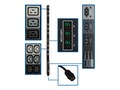 Tripp Lite Metered PDU 12.6kW 208V 3-phase 20A 0U RM Hubbell Input (36) C13 (9) C19, PDU3MV6H50, 14494591, Power Distribution Units
