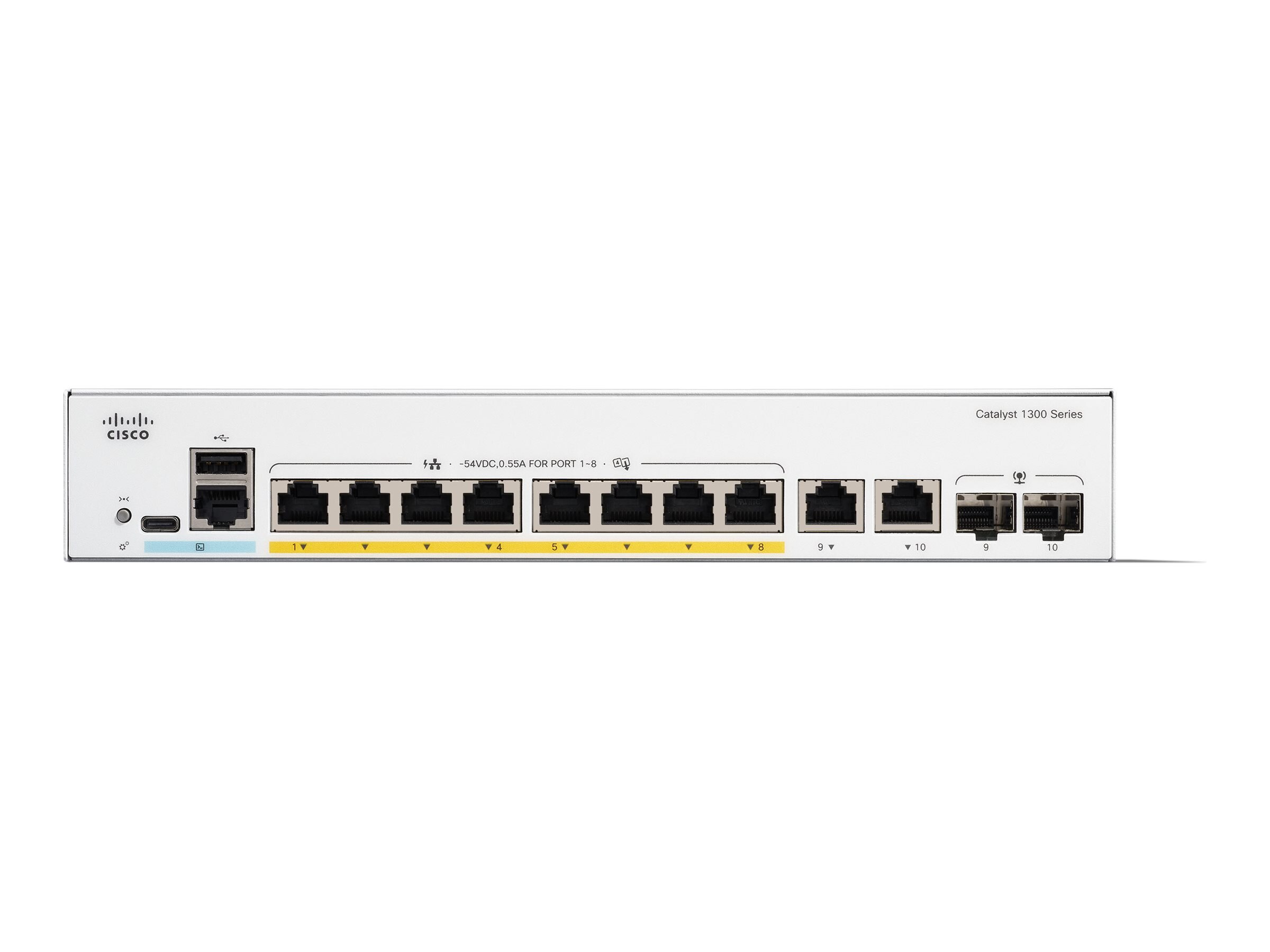 Cisco CATALYST 1300 8-PORT GE, POE,