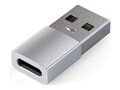 Satechi USB-A To USB-C Adapter -Silver, ST-TAUCS, 41601432, Monitor & Display Accessories