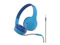 Belkin SoundForm Mini Wired On-Ear Headphones for Kids w  3.5mm Audio Cable, Mic, 85db Limit - Blue, AUD004BTBL, 41588910, Headphones