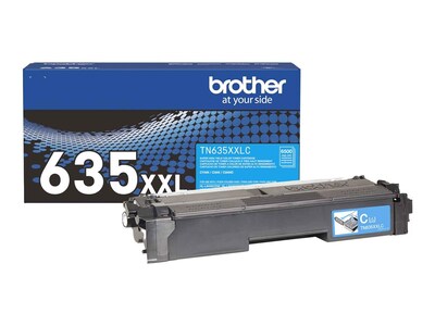 Brother Cyan Genuine TN635XXLC Super High Yield Toner Cartridge, TN635XXLC, 42063709, Toner and Imaging Components - OEM