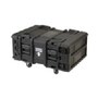 SKB Cases ROTO Shock Rack with Wheels, 24in Deep, 4U, Black, 3SKB-R904U24, 10104305, Rack Mount Accessories