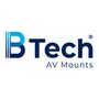 B-Tech Soft-Open Full Service Wall Mount for XXL Displays between 72-120 - Black, BT9921/B                      , 41818058, Stands & Mounts - Digital Signage & TVs