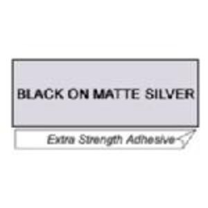 Brother 1.4 x 26.2' TZeS961 Black on Matte Silver Tape w  Extra Strength Adhesive, TZES961G, 41975729, Paper, Labels & Other Print Media