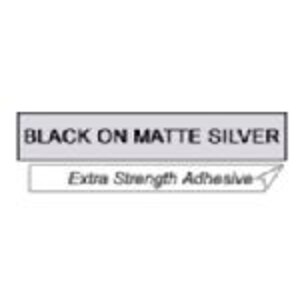 Brother 0.7 x 26.2' TZeS941 Black on Matte Silver Tape w  Extra Strength Adhesive, TZES941G                      , 41975727, Paper, Labels & Other Print Media